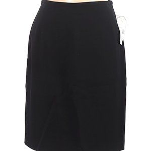 Alex Garfield black fully lined knee length pencil skirt size 10 EUC